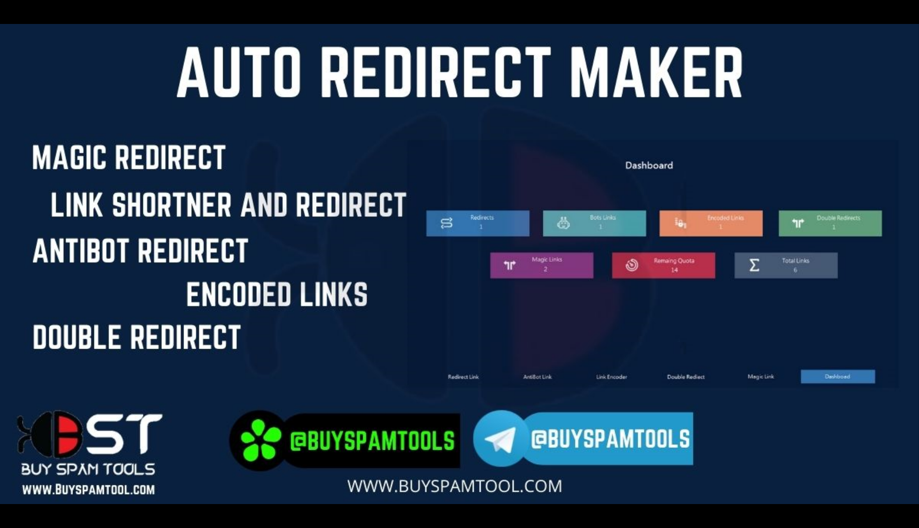 Auto Redirect Maker & Link Shortner